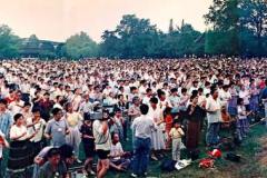 樂天大師與杭州幾千天功功友大會功。